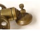 Small bronze defense alarm cannon scaring alarm late 19th century