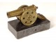 Small bronze defense alarm cannon scaring alarm late 19th century