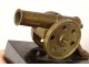 Small bronze defense alarm cannon scaring alarm late 19th century