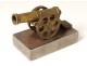 Small bronze defense alarm cannon scaring alarm late 19th century