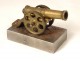 Small bronze defense alarm cannon scaring alarm late 19th century