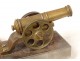 Small bronze defense alarm cannon scaring alarm late 19th century