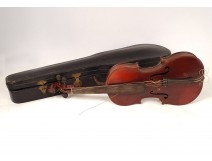 Whole violin Thévenin luthier patented Paris bow case late nineteenth twentieth