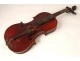 Whole violin Thévenin luthier patented Paris bow case late nineteenth twentieth