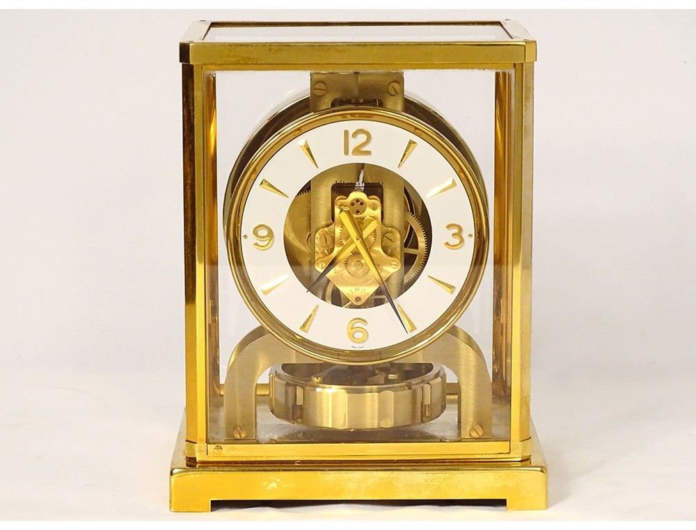 Atmos Jaeger LeCoultre pendulum perpetual movement Swiss bronze