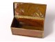 Small box box agate foam gilded brass Restoration XIXth century