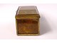 Small box box agate foam gilded brass Restoration XIXth century