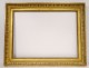 Empire frame in gilded stucco wood nineteenth century palmettes