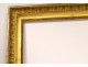 Empire frame in gilded stucco wood nineteenth century palmettes