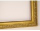 Empire frame in gilded stucco wood nineteenth century palmettes