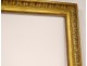 Empire frame in gilded stucco wood nineteenth century palmettes