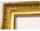 Empire frame in gilded stucco wood nineteenth century palmettes