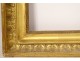 Empire frame in gilded stucco wood nineteenth century palmettes