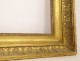 Empire frame in gilded stucco wood nineteenth century palmettes