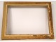 Empire frame in gilded stucco wood nineteenth century palmettes