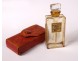 Small miniature perfume bottle Molyneux Paris Number Five twentieth leather case