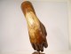 Wood sculpture hand man ball sphere signed Stephant twentieth century