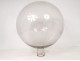 Large pharmacy ball sign in front of cut crystal nineteenth century