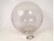 Large pharmacy ball sign in front of cut crystal nineteenth century