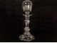 Old oil lamp glass candlestick torch XIXth century