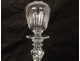 Old oil lamp glass candlestick torch XIXth century