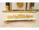 Louis XVI cage clock white marble gilded bronze Mougin columns nineteenth century