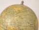 Terrestrial globe world map Geographer Forest Girard Barrère Paris wood nineteenth