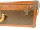 Louis Vuitton Alzer 65 old suitcase leather canvas monogram vintage twentieth