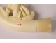 Sea foam amber cigar holder carved erotic scene couple 19th century case