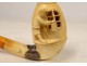 Sea foam amber cigar-holder erotic scenes voyeur lantern nineteenth case