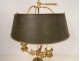 Hot water bottle lamp 3 Empire gilded bronze eagle heads palmettes nineteenth