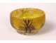 Small miniature cup Daum Nancy snowy landscape trees Art Nouveau XIXth