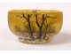 Small miniature cup Daum Nancy snowy landscape trees Art Nouveau XIXth