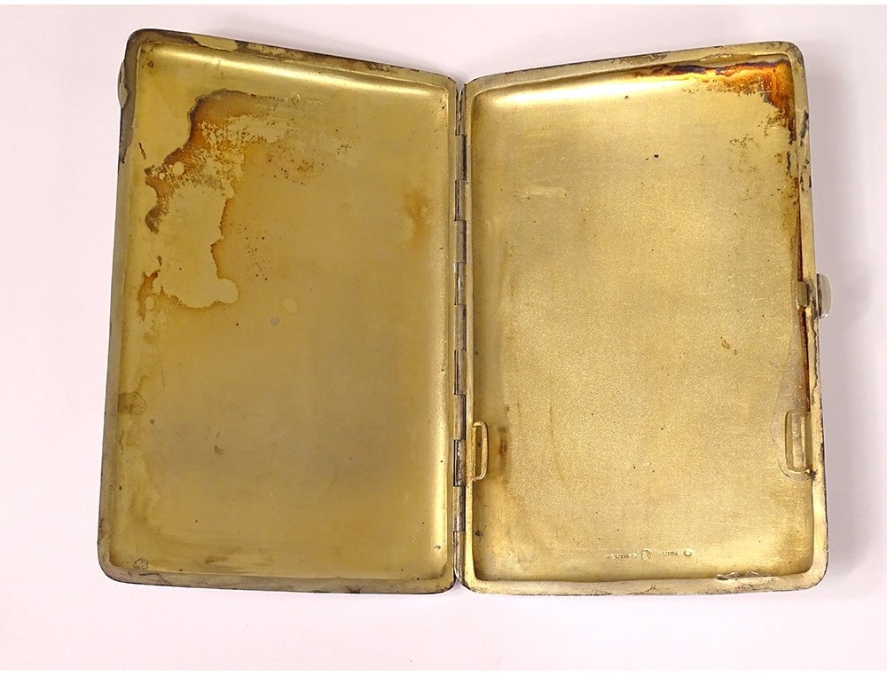 Bonhams : Hermes, A silver cigarette case, stamped Hermes, Ges.Gesch