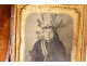 Daguerreotype photograph Indian chief soldier Union Civil War USA XIXth