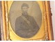Daguerreotype photograph soldier Union Civil War Anson Broadway NY 19th