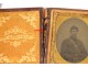 Daguerreotype photograph soldier Union Civil War Anson Broadway NY 19th
