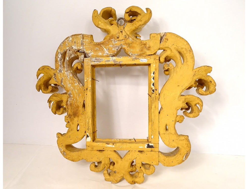 Cadre Sculpté Italien Style Ancien – Or Pâle, Pour Photo 16x20 Pouces