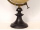 Terrestrial globe world map Geographer Forest rue Buci Paris wood XIXth century