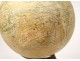 Terrestrial globe world map Geographer Forest rue Buci Paris wood XIXth century