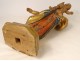 Statue sculpture Virgin and Child Jesus polychrome gilded wood Italy XIXth