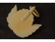 Small ivory Dieppe 19th century cradle angel head sculpture