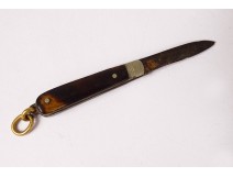 Small folding knife miniature tortoiseshell XIXth century