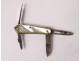 Small pocket knife miniature mother of pearl scissors XIXth century