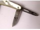Small pocket knife miniature mother of pearl scissors XIXth century