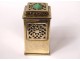 Small table perfume burner table lamp in gilded metal Art Deco twentieth century