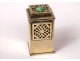 Small table perfume burner table lamp in gilded metal Art Deco twentieth century