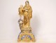 Virgin of Marseille Santibelli terracotta Child Jesus globe nineteenth century