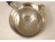 Large solid silver saucepan Minerva ebony handle PB 1149gr XIXth century