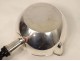 Large solid silver saucepan Minerva ebony handle PB 1149gr XIXth century